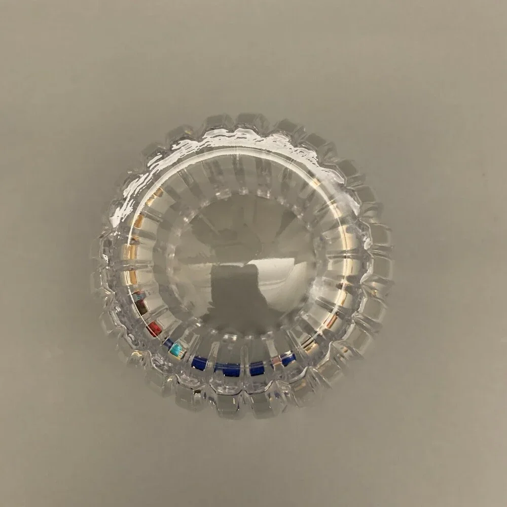 Clear‎ Glass Panels Candy Dish with Lid 8